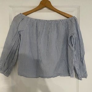 Misguided off the shoulder top